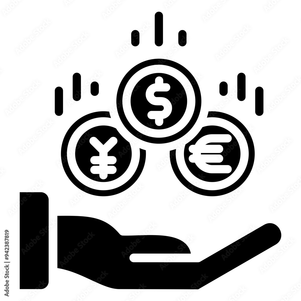 Sticker Currency Icon