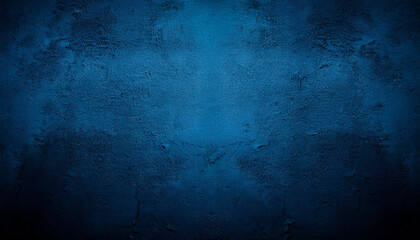 Obraz premium Old wall pattern texture cement blue dark abstract blue color design are light with black gradient background.