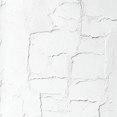 Obraz premium A white textured wall showing irregular ridged squares.