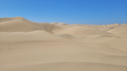 Sand dunes desert sandy Peru