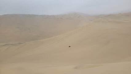 Buggy desert sand dunes Peru
