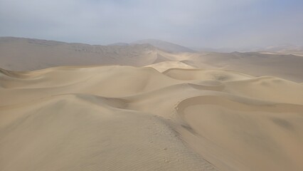 Sand dunes desert sandy Peru