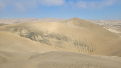 Sand dunes desert sandy Peru