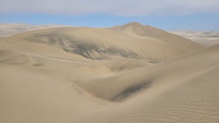 Sand dunes desert sandy Peru