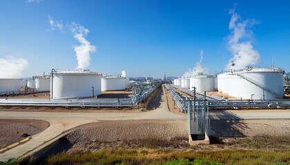석유 정제 공장, 석유를 정제하는 탱크