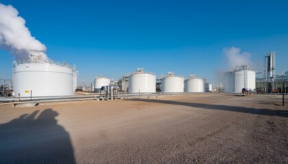 석유 정제 공장, 석유를 정제하는 탱크