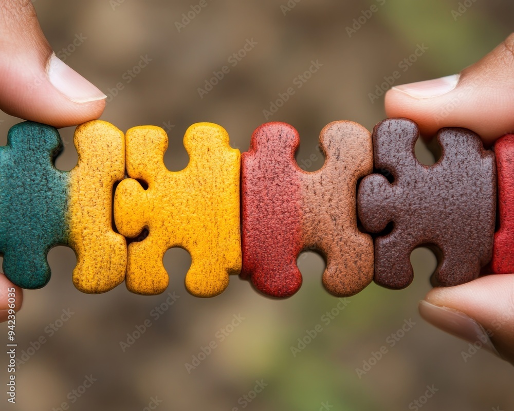 Poster the power of teamwork uniting efforts to achieve a common goal, a visual representation of collabora