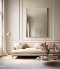 Ethereal Silence A Blank Canvas in Muted Tones