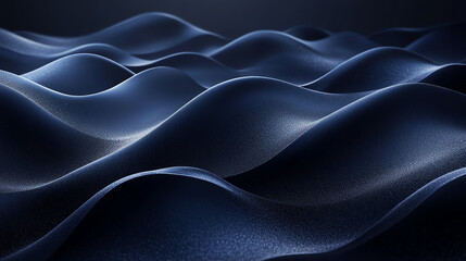 Fototapeta premium Dark Blue Wavy Textured Surfaces Like Rippling Water