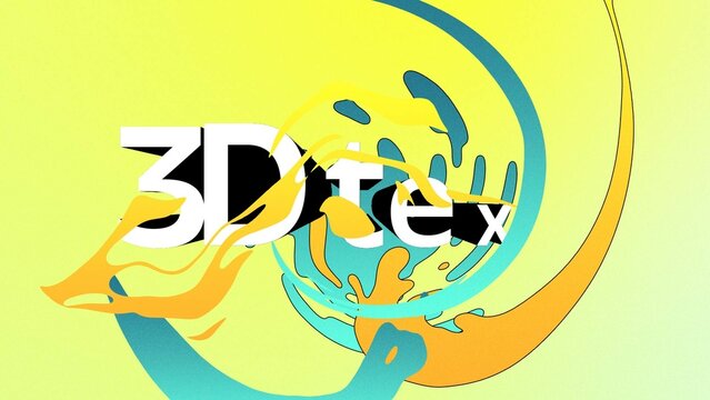 Faux 3D Text with Water Elements