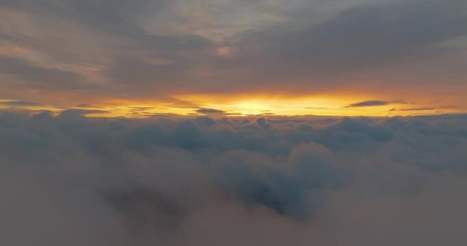 Beautiful sky scenery of Wuhan in summer