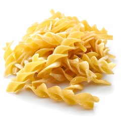 pasta on white background 