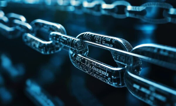 Digital Chain: A Symbol of Security, Connection and Technology