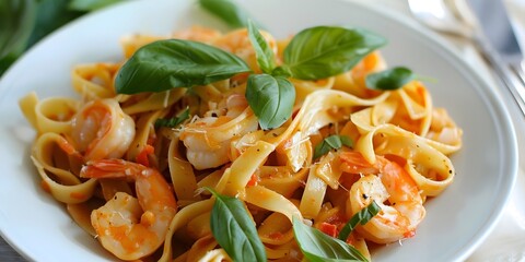 pasta with shrimp