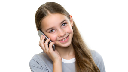 Fototapeta premium Smiling young woman holding a pen, engaged in writing