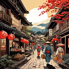 the AI Image Generator, The quiet hum of the city outside,