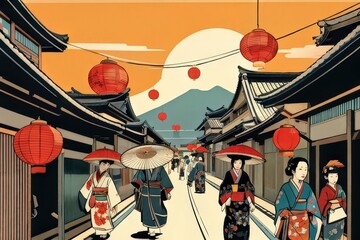 the AI Image Generator, The quiet hum of the city outside,