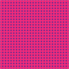Pink and blue dot pattern. Circular grid layout. Vibrant geometric design. Seamless abstract background.