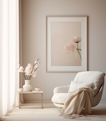Whispers of Beige Subtle Elegance in a Glossy Finish