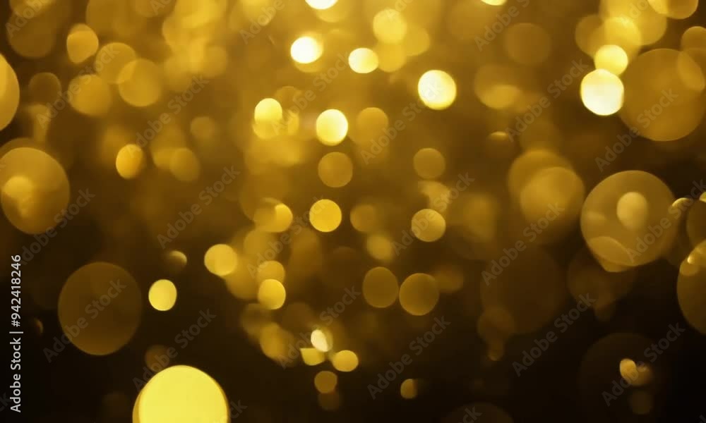 Aufkleber mesmerizing golden orbs glimmering in the twilight ambiance of a serene evening, inviting reflection