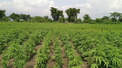 Cultivation of sunn hemp in farm land