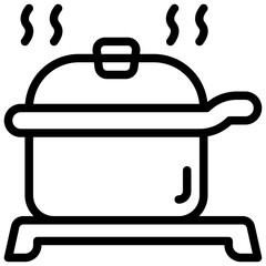Pan Icon. Frying Pan Icon