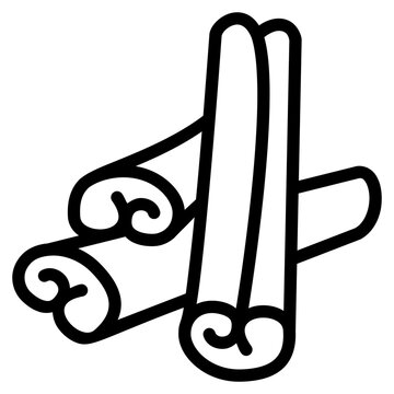 recommend clip art: cinnamon icon with outline style. Suitable for website design, logo, app and UI. Based on the size of the icon in general, so it can be reduced.