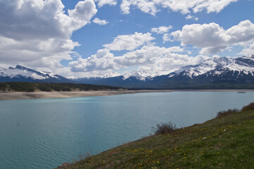 Lake Abraham in the Spring