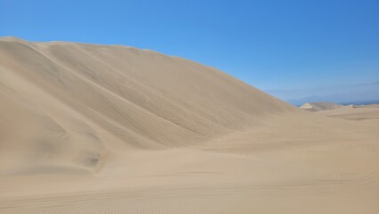 Sand dunes desert sandy Peru