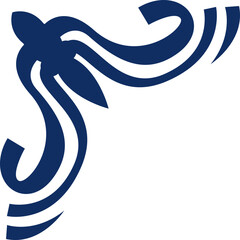 Simple Ornament Corner Vector