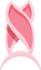 Pink ribbon forming a heart shape, promoting breast cancer awareness and support