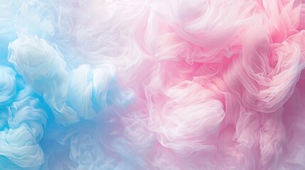 Fototapeta premium Soft pastel colors forming a romantic cotton candy background.