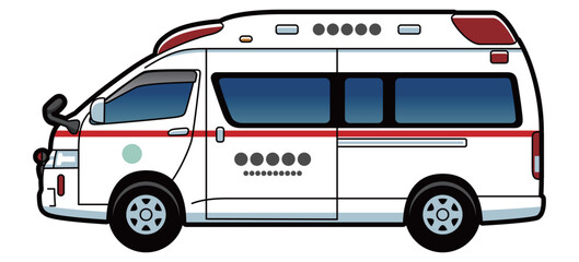 救急車　イラスト