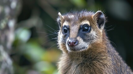Obraz premium Portrait of a charming South American mammal