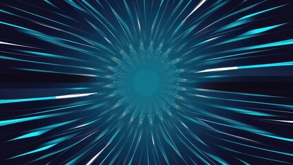  Abstract dark blue background with dynamic line patterns