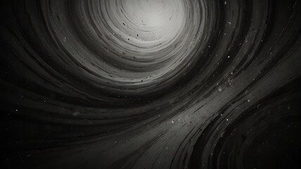 Black white gray grainy noisy background, noise texture abstract swirl banner poster backdrop design
