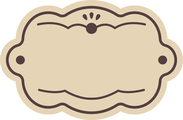 Vintage Label Element