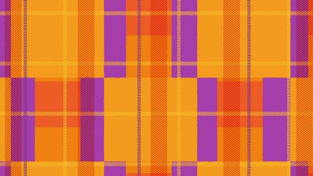 halloween textile design. Orange and purple tartan check pattern.plaid tablecloth background.  (122)