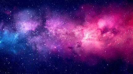 A Night Sky with Scattered Stars and Nebulae