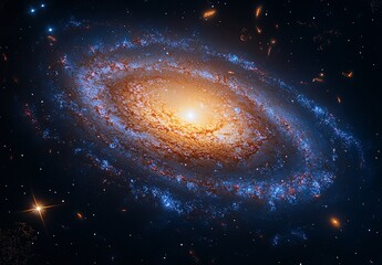 Naklejka premium abstract star space planet outer night nebula deep cosmos galaxy 