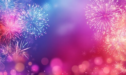 fireworks on the night