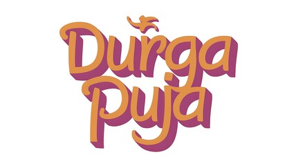 Durga Puja,  Sale, Happy Durga Puja, 3d, Durga Puja Poster, Text, Durga Puja Banner, Maa Durga Text, Happy Durga Puja Poster, Banner, Durga Puja Text, Happy Durga Puja Banner, typography, Durga,  
