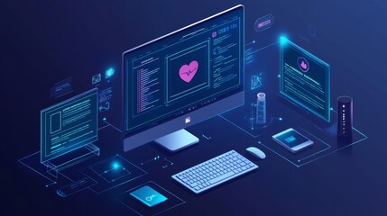 Digital Healthcare Concept.