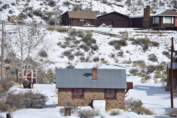 Houses in rural Colorado
