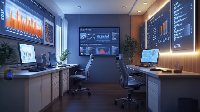 Modern Office Interior.