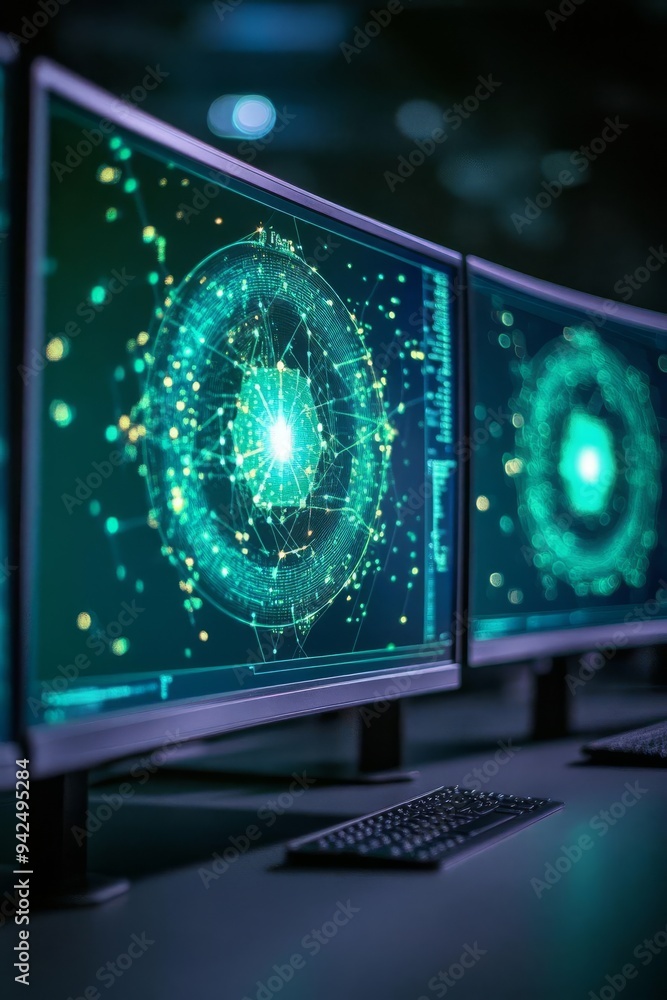 Poster engage in the future a hightech podcast series exploring layered discussions on advanced technology 