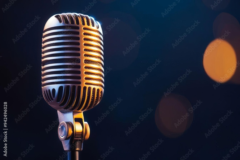Poster engaging insights an advanced podcast series featuring dynamic discussions and cuttingedge technolog