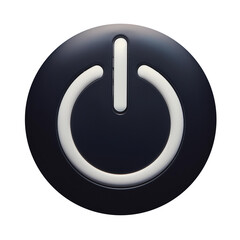 Minimalist Modern LED Backlit Power Button PNG Series: High-Resolution Transparent Images for Sleek Designs &ndash; Perfect for Tech Projects, User Interface Elements, and Futuristic Graphic Design