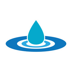 Water Logo Vector Template Icon