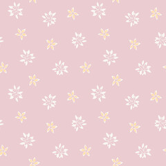 Pastel Abstract Floral Seamless Pattern Design